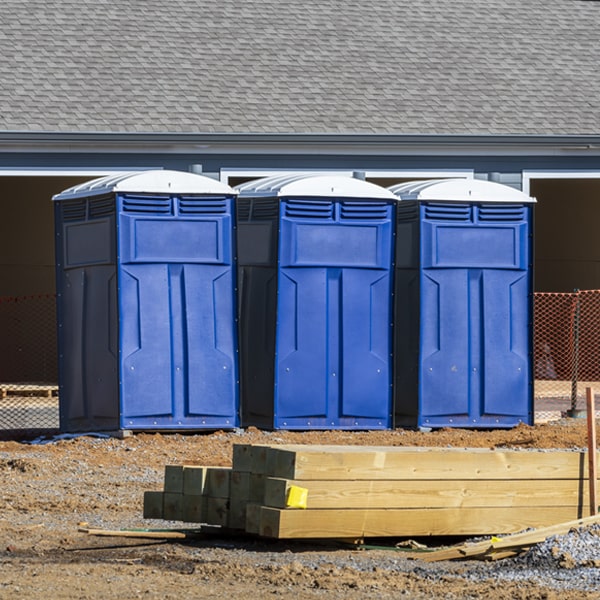 are there any restrictions on where i can place the portable restrooms during my rental period in Blair